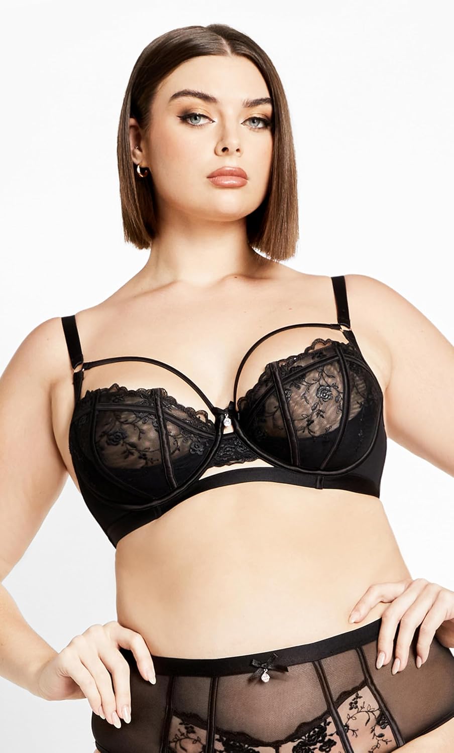 City Chic Women's Plus Size Bra - Kristin Demi Underwire - Image 2