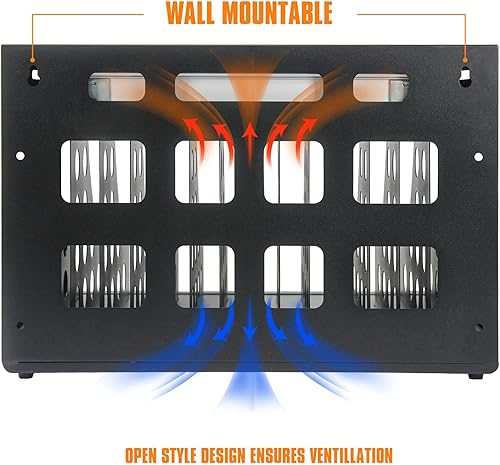 Miniatura 6 de Carrito de carga para 16 dispositivos, gabinete de almacenamiento portátil para iPads, tabletas, Chromebooks y laptop con bloqueo, múltiples
