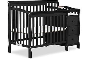 Dream On Me 4 in 1 Mini Convertible Crib and Changer
