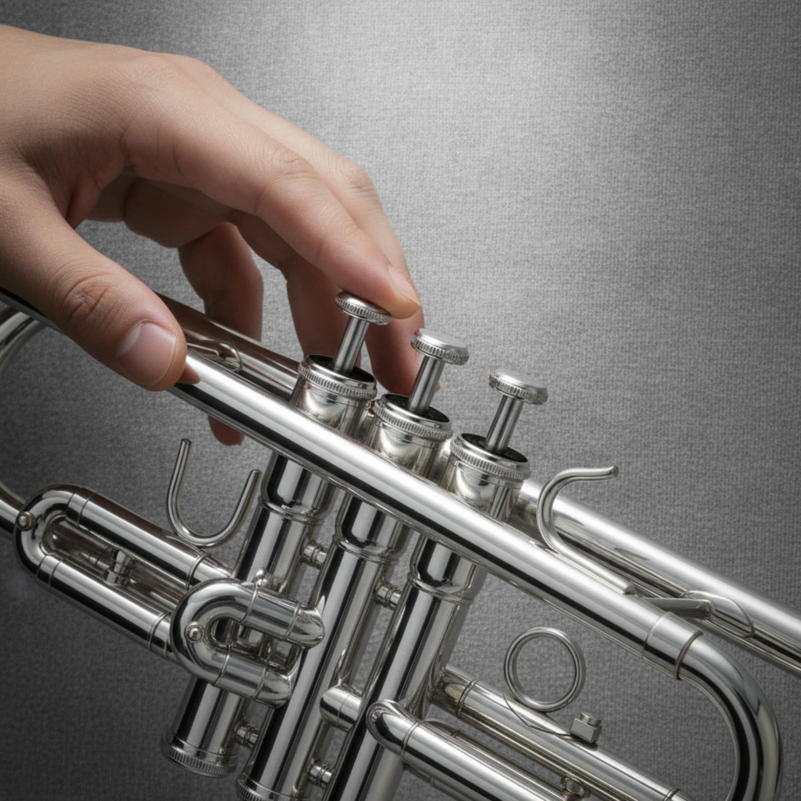 Tromba Argentata Tromba in Si Bemolle Completa per Studenti, Musicisti, Scuola