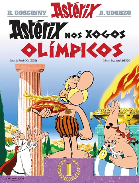 Portada de Astérix nos xogos olímpicos