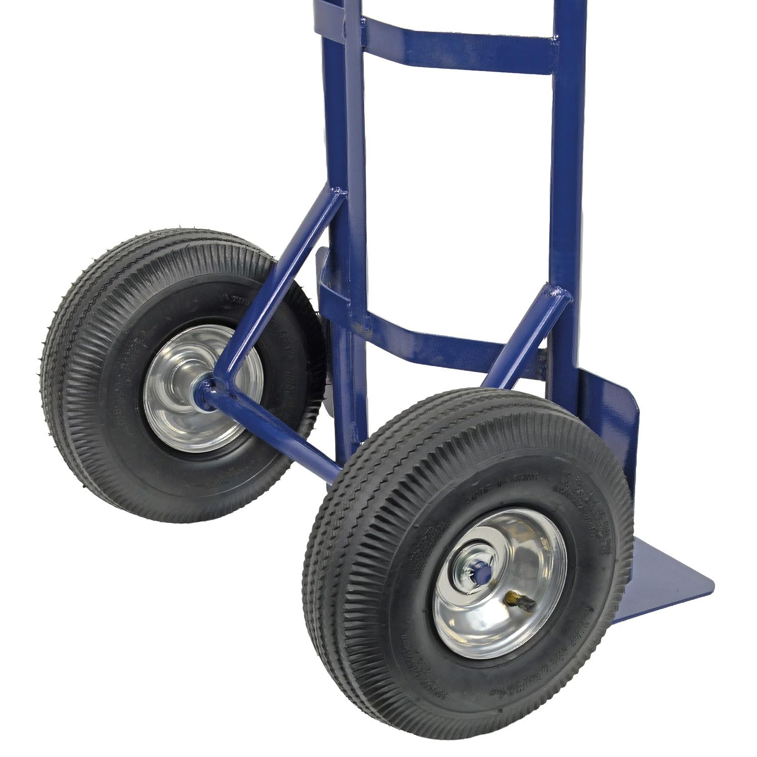 HBH Sackkarre 200kg Luftreifen TK200LU01 Transportkarre, blau, hochwertiges Luftrad Stahlfelge, kugelgelagert robuster Stahlrohrrahmen, Sicherheitsgriffe, ideal für Haus, Garten, Werkstatt & Umzug
