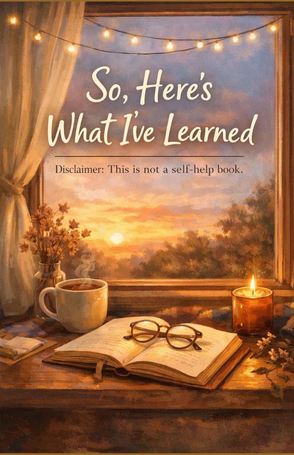 So, Here’s What I’ve Learned: DISCLAIMER: This is not a self-help book.