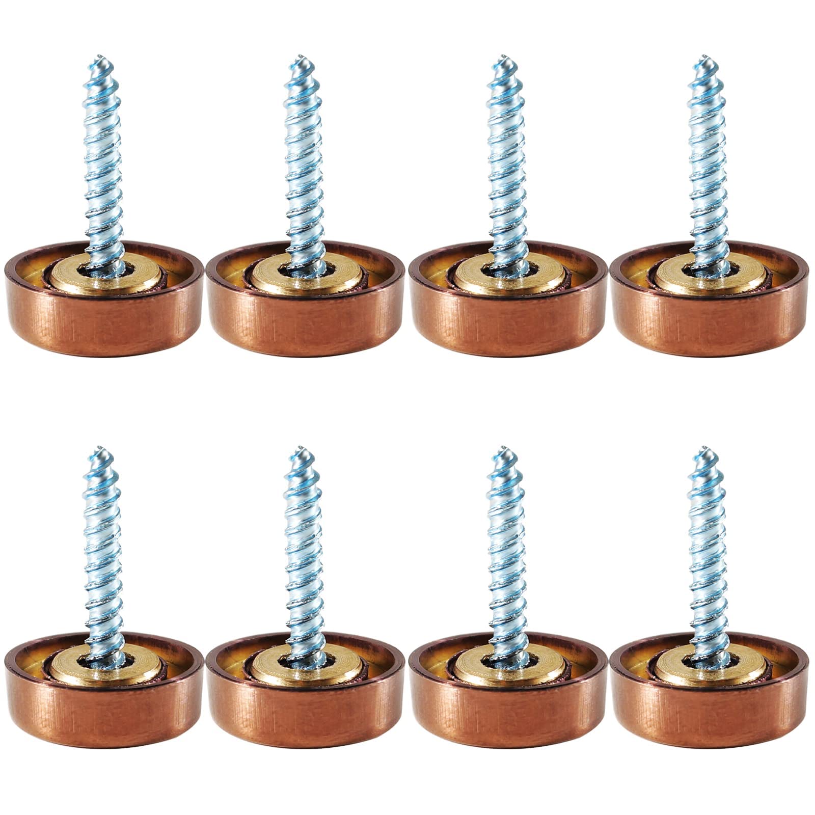 TOP-VIGOR 8Pcs 16mm Mirror Screws