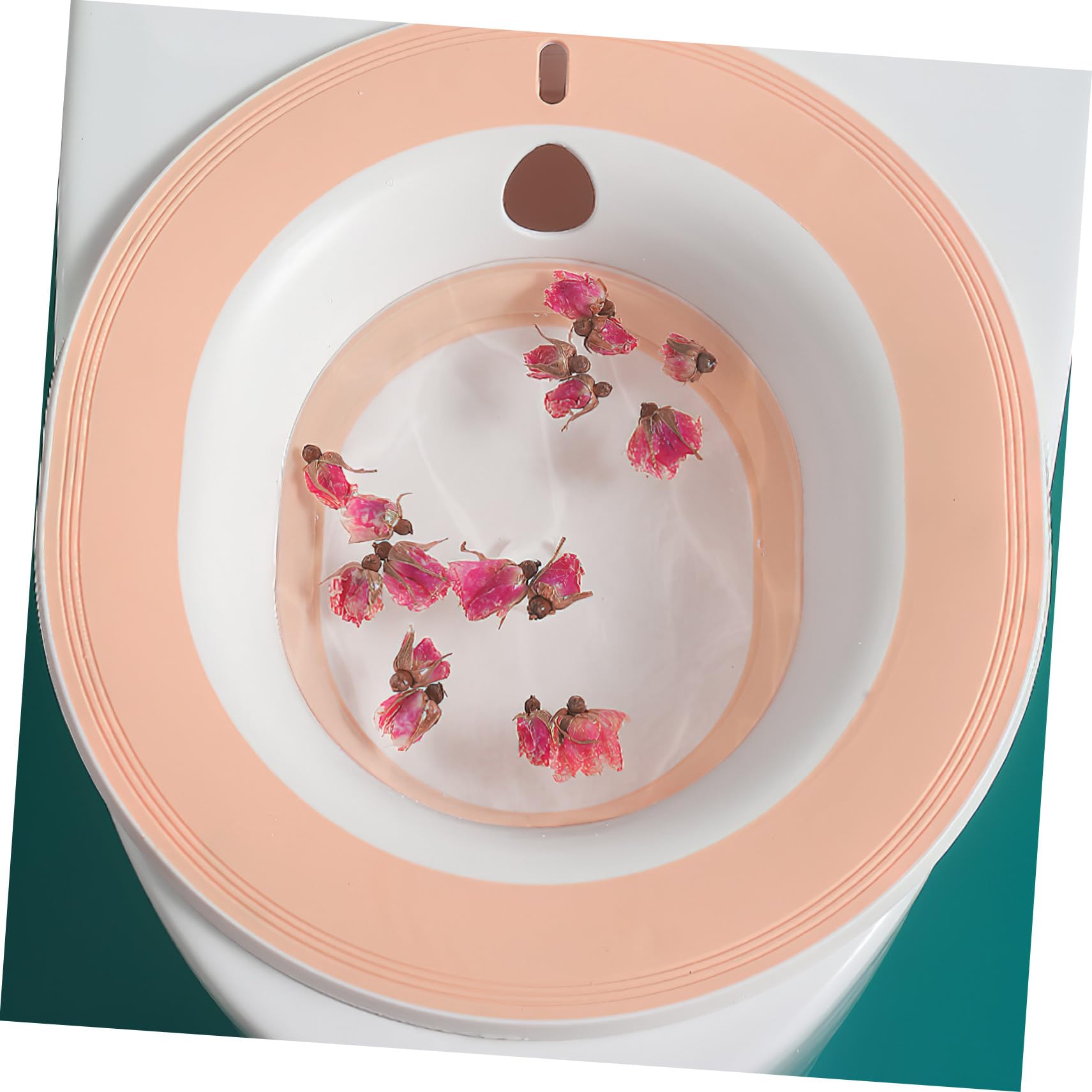 Bacinella da Bagno Sitz Rosa per Donne, Realizzata in PP e TPR, Facile da Lavare, Compatibile con WC, per Post Parto e Impiego Quotidiano