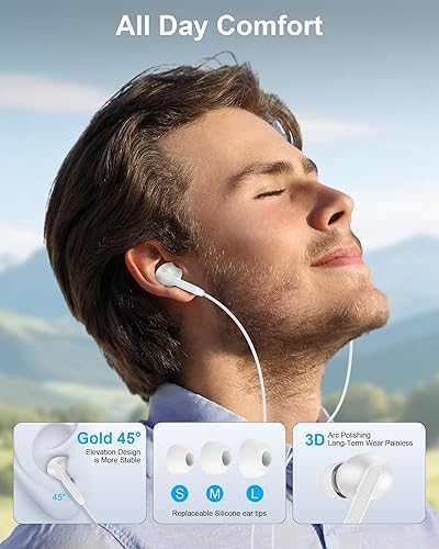 Miniatura 5 de iPhone 17 Pro Max - Auriculares con cable USB-C para iPhone 17Pro i Phone Air Pods 16e 16 Pro Max 16Pro 15 Plus, auriculares Apple con cable USB C