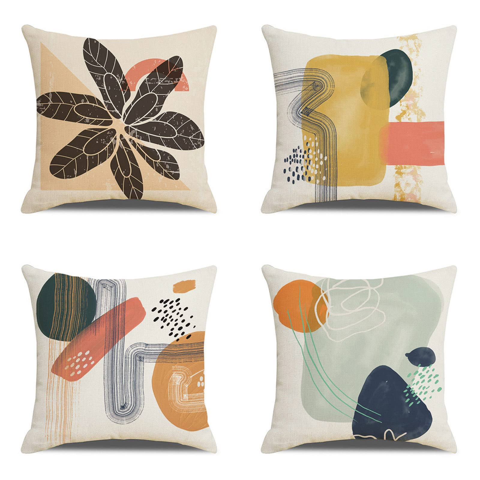 Housses de coussin 50x50 en lin lavable pour protéger et décorer