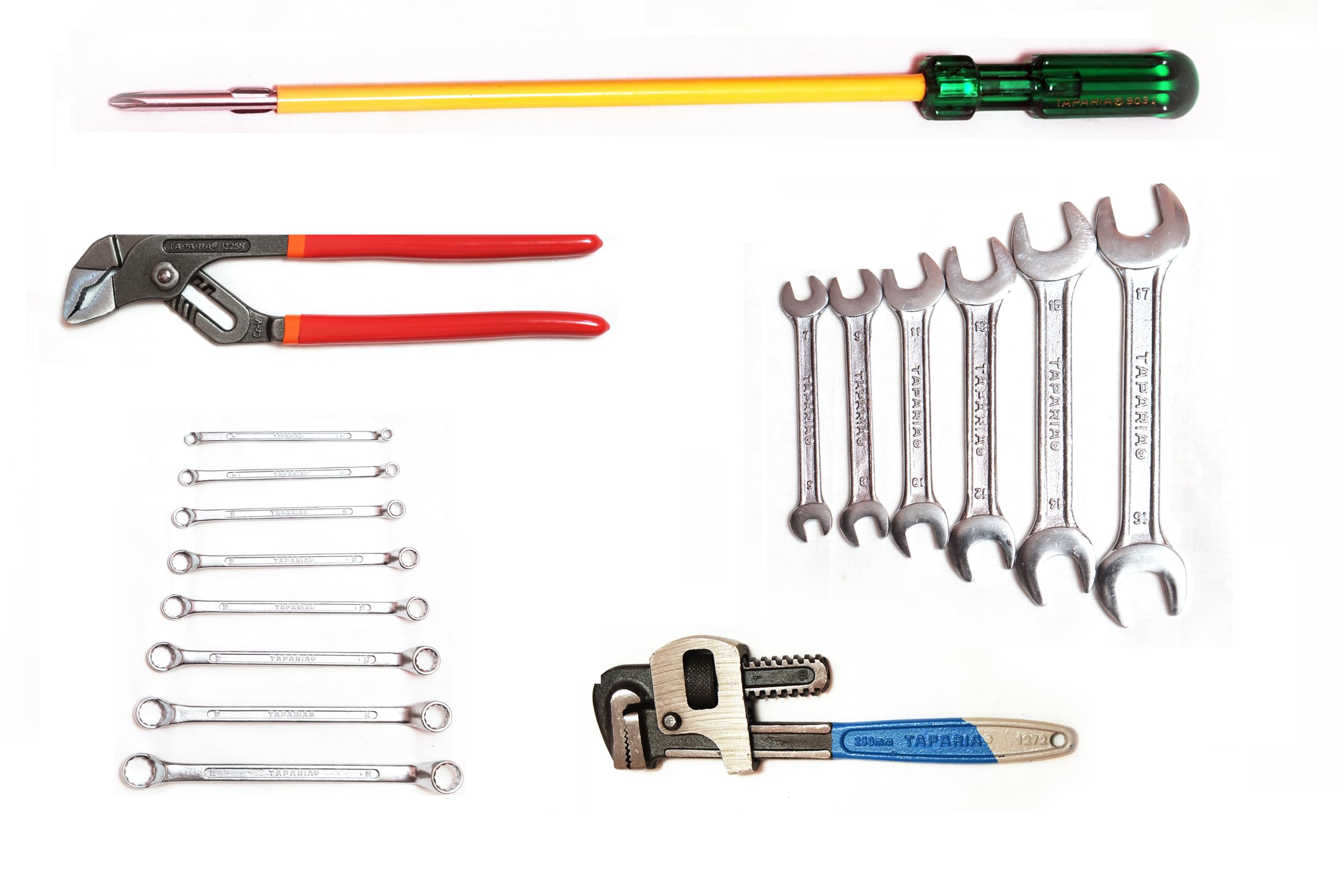 Taparia TK006 1272-10, 1808, 1225, 903I Insualted Screwdriver, Pipe Wrench, Ring Spanner Set, Water Pump Plier (B0CKW7PMYY) Amazon Price History, Amazon Price Tracker