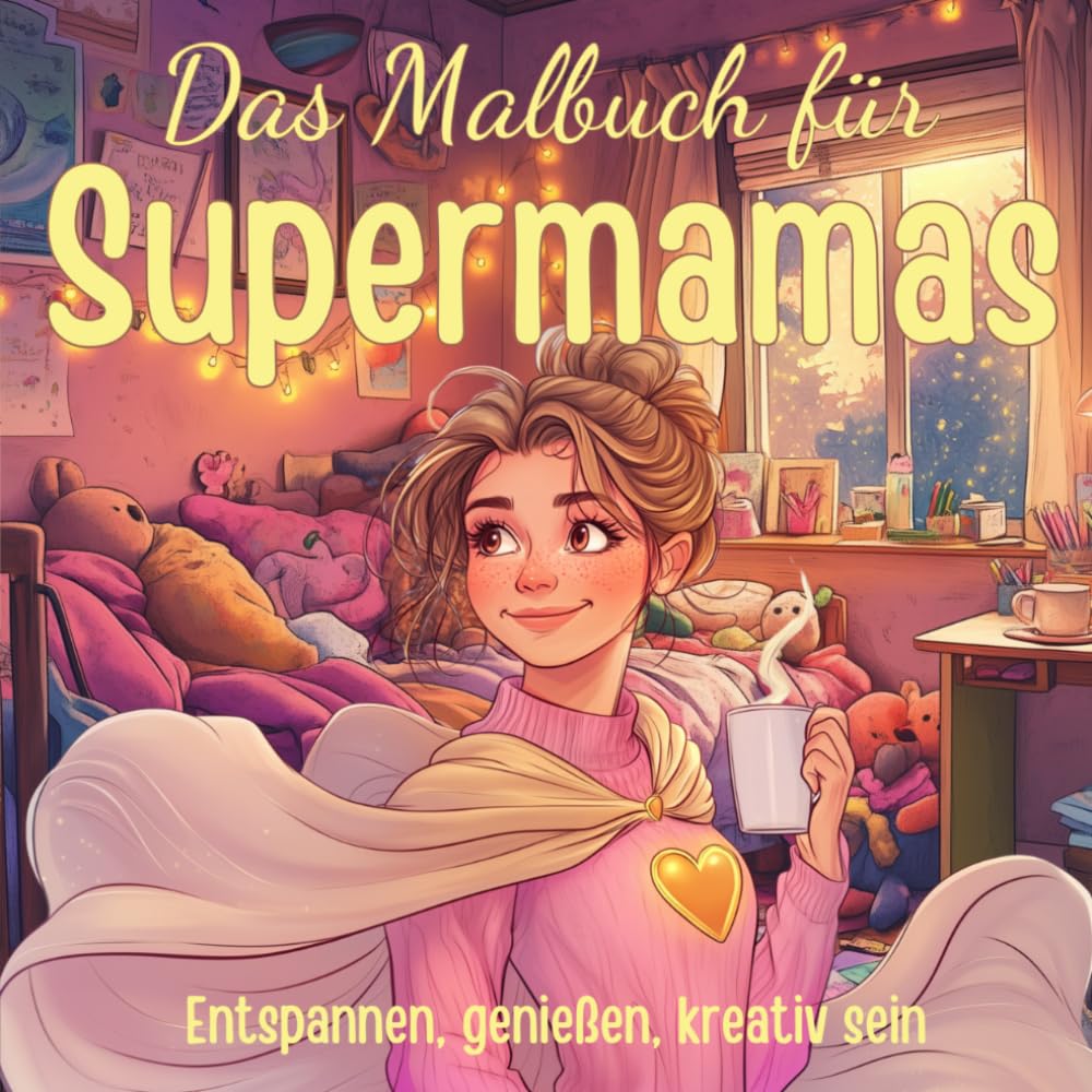 Das Malbuch für Supermamas: Entspannen, genießen, kreativ sein