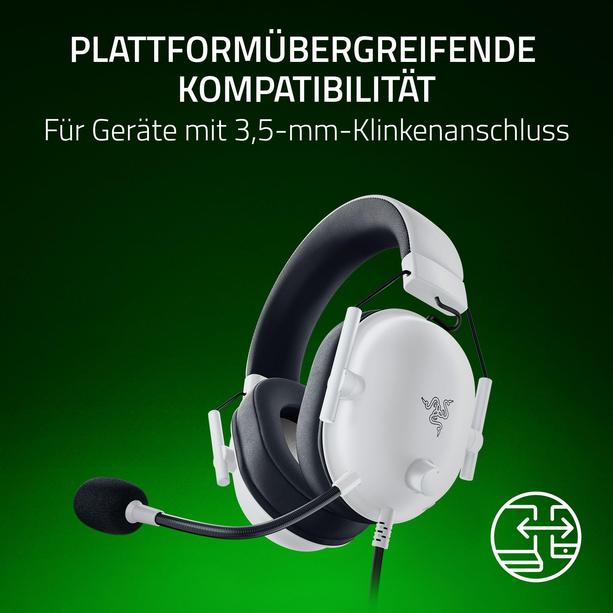 Razer BlackShark V2 X (Xbox) - Kabelgebundenes E-Sports Headset für Xbox S-X Konsole (250g – Bild 7
