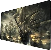 Vista 13 de MTG - Tapete de juego con bordes cosidos, alfombrillas MTG para MTG DTCG CCG RPG Trading Card de 24 x 14 pulgadas, alfombrillas de juego TCG