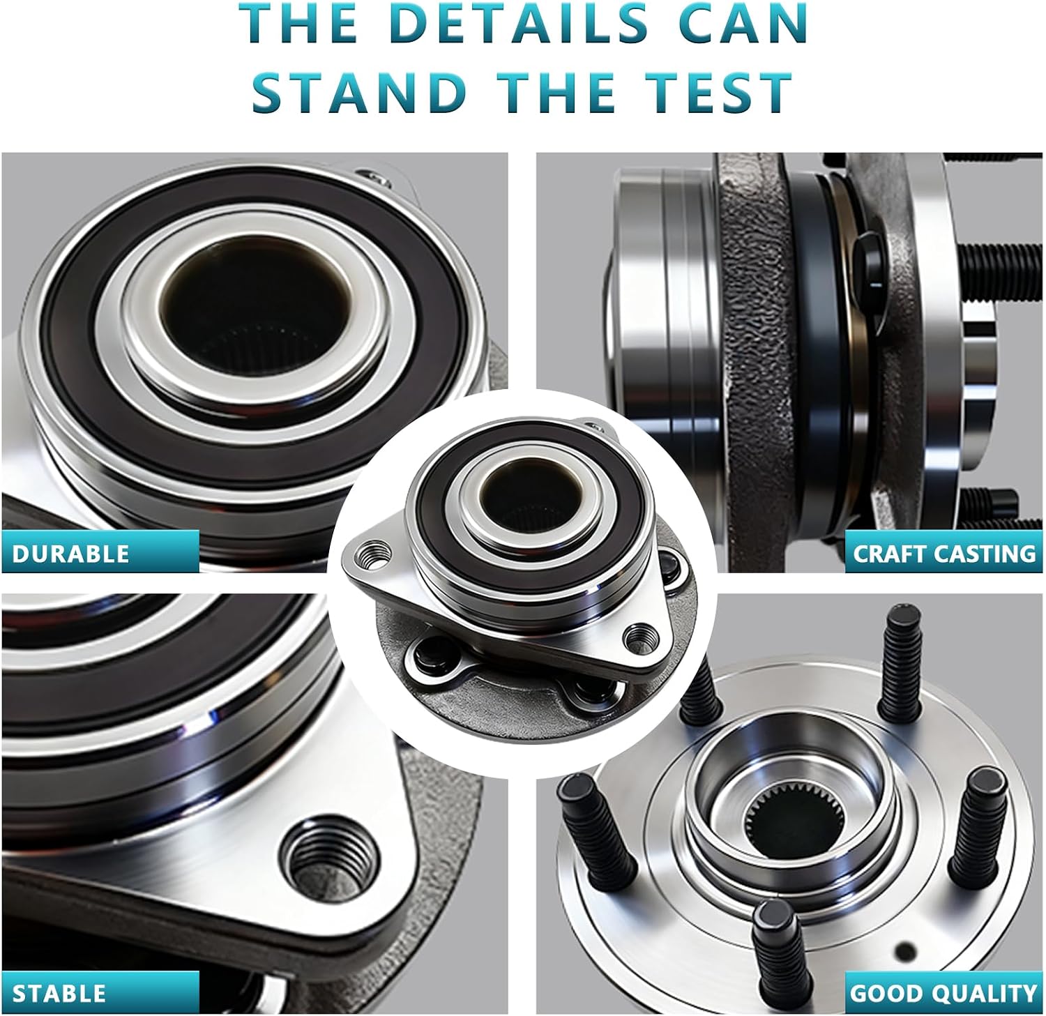 513315 Front Wheel Bearing Hub Assembly for Chevrolet Cruze 2011 2012 2013 2014 2015, Cruze Limited 2016 (2PCS)