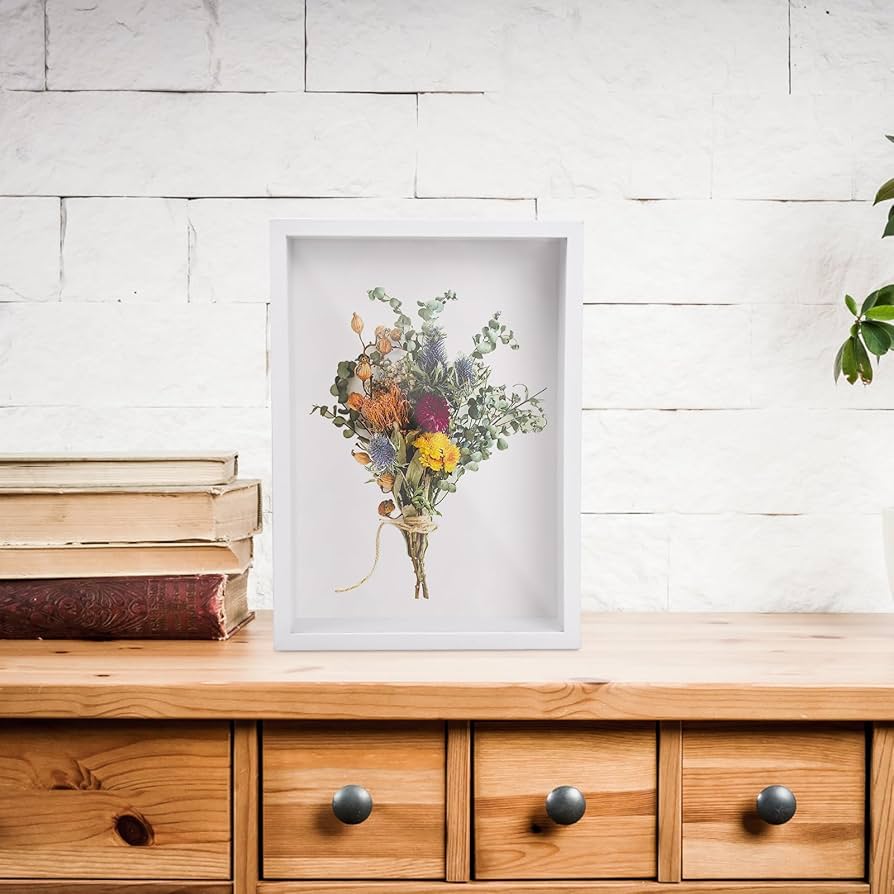 立体的な額　52.5x41.5 万丈 フロントオープンBOX A4サイズ ボックスフレーム A4