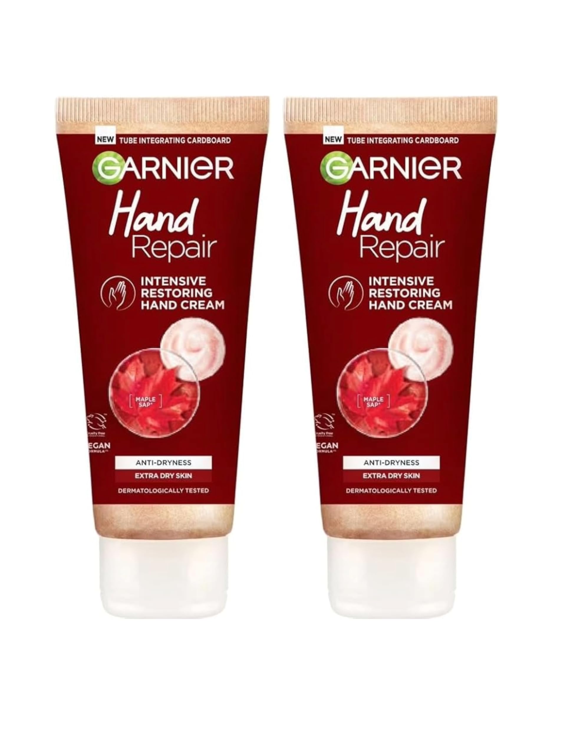 Garnier Hand Repair Intensive Restoring Hand Cream, Hand cream for very dry and rough skin, 2.54 Fl. Oz(PACK OF 2)