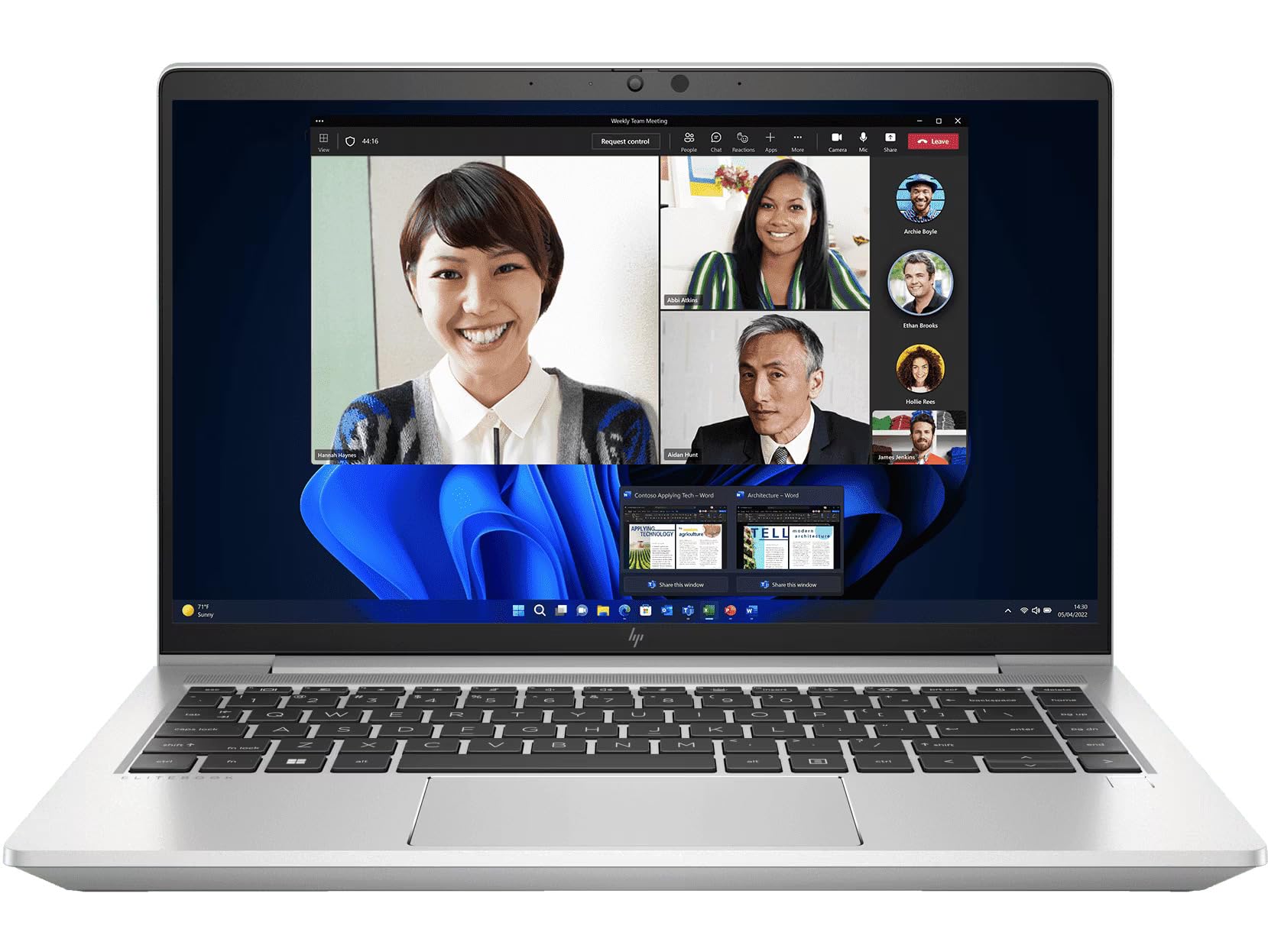 HP EliteBook 645 G9 Laptop, 14'' FHD Display, AMD Ryzen 5 5675u