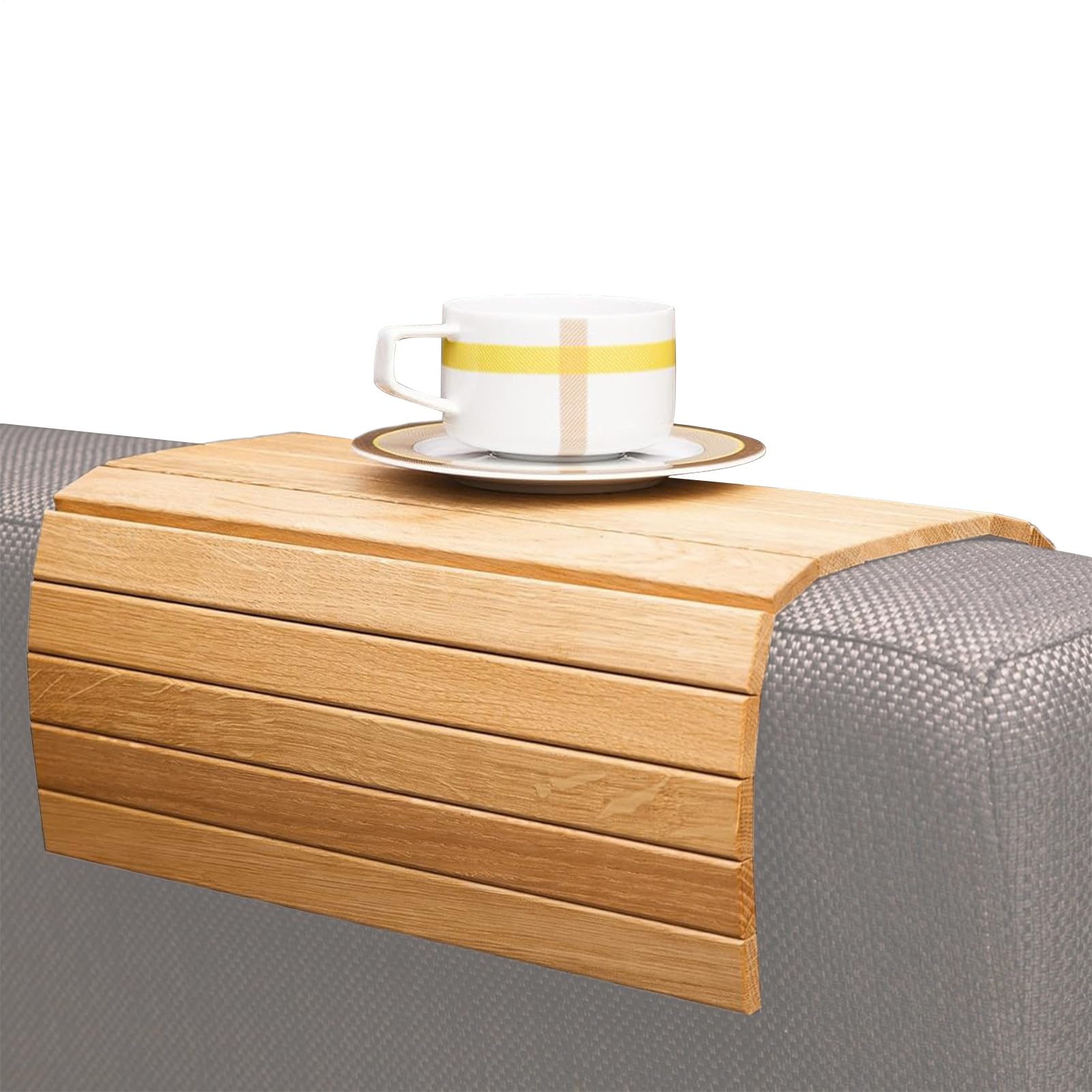 Bandeja De Brazo para Sofá Soporte Lateral De Brazo para Sofá De Madera