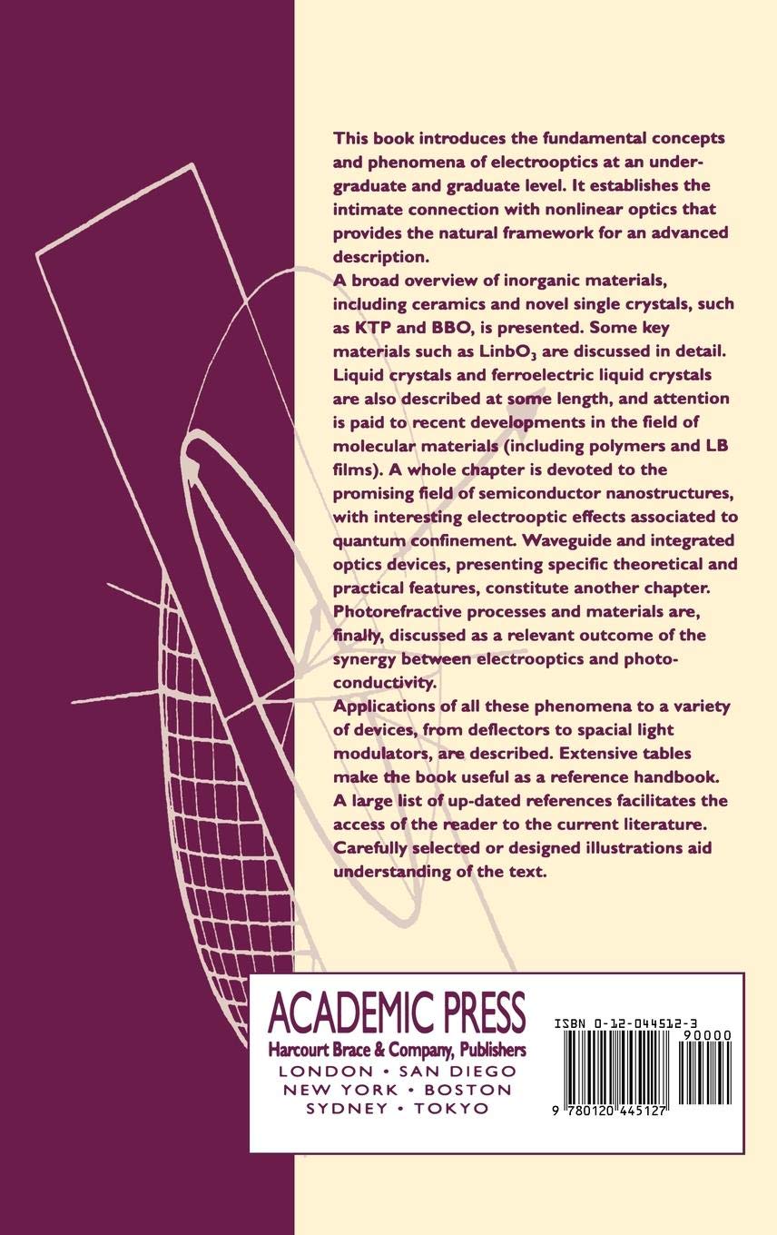 ELECTRO-OPTICS: Phenomena, Materials and Applications