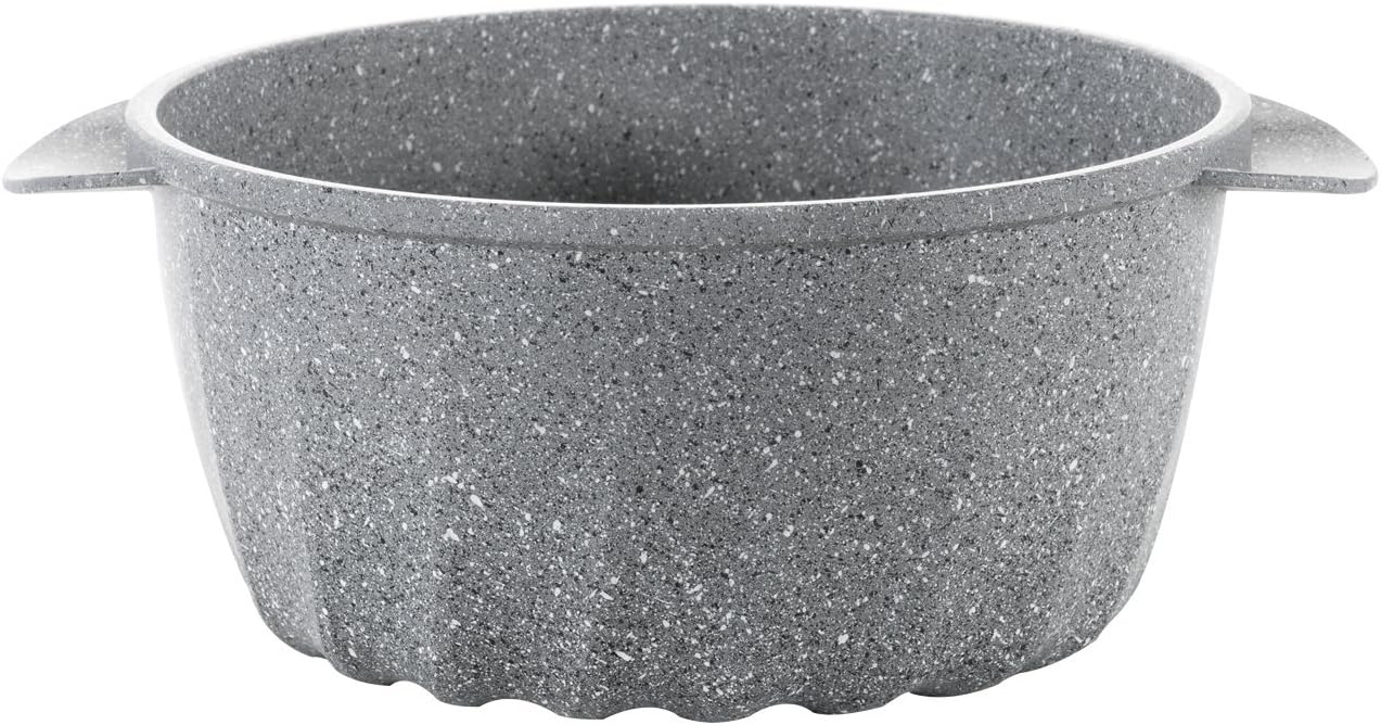 Mopita Sirio 20cm/7.87" Cast Aluminum Casserole Pan, Small, Grey
