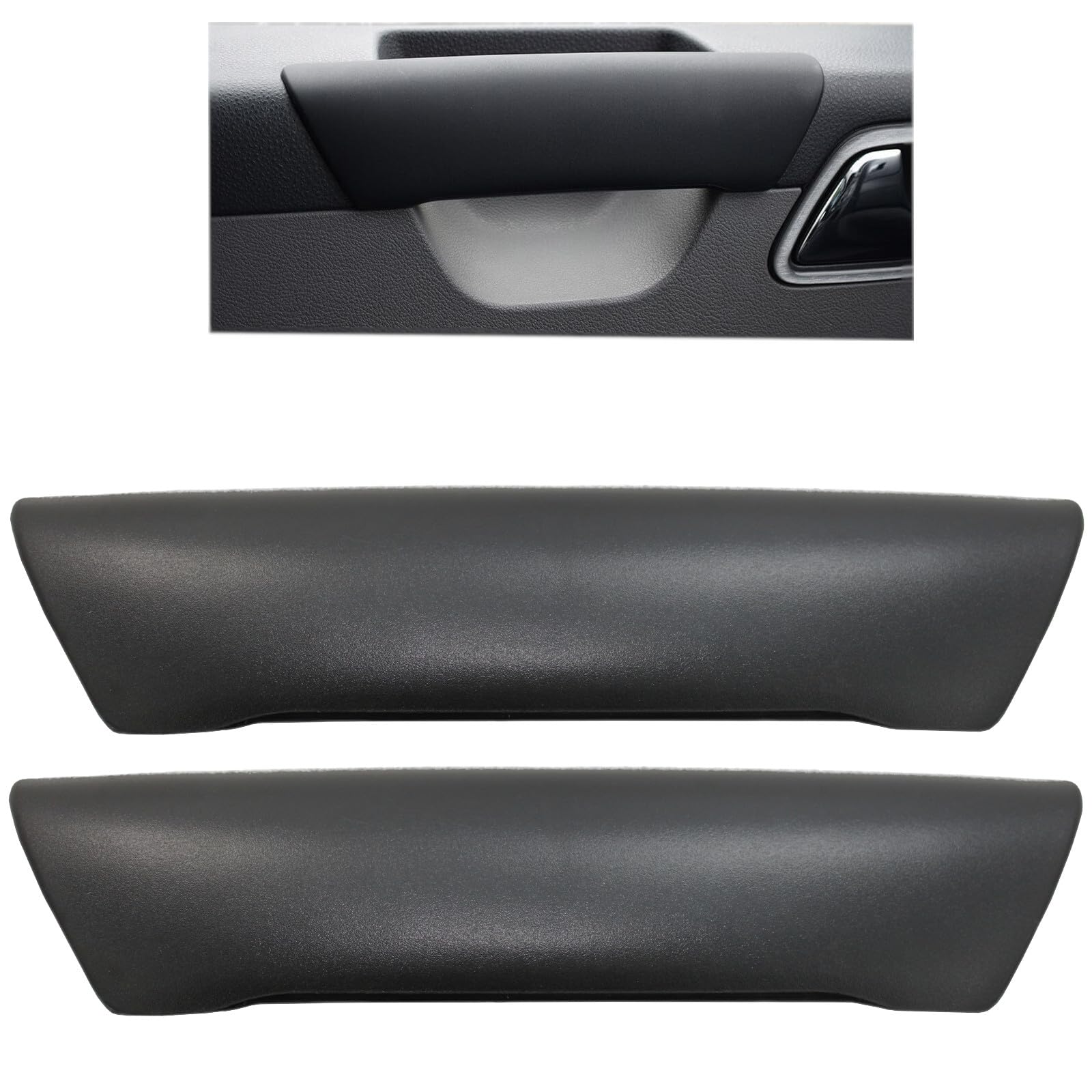 BIAREN 2X Front Door Grab Pull Handle Inner for Volkswagen VW Transporter T5 Caravelle Multivan (2003-2009) 7H0867171B