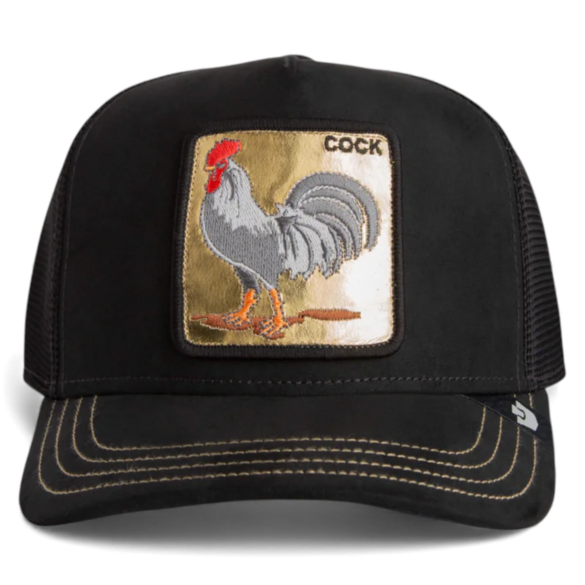 Goorin Bros Women's Black Hats & Caps, One Size, Golden Trucker Cap