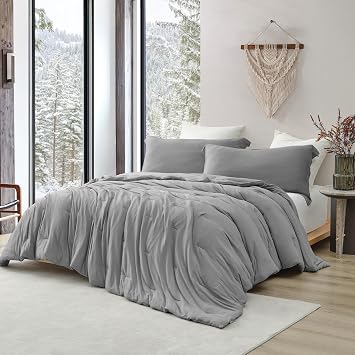 Coma Inducer Chillin Panda Oversized King Comforter Set - Cavern Gray