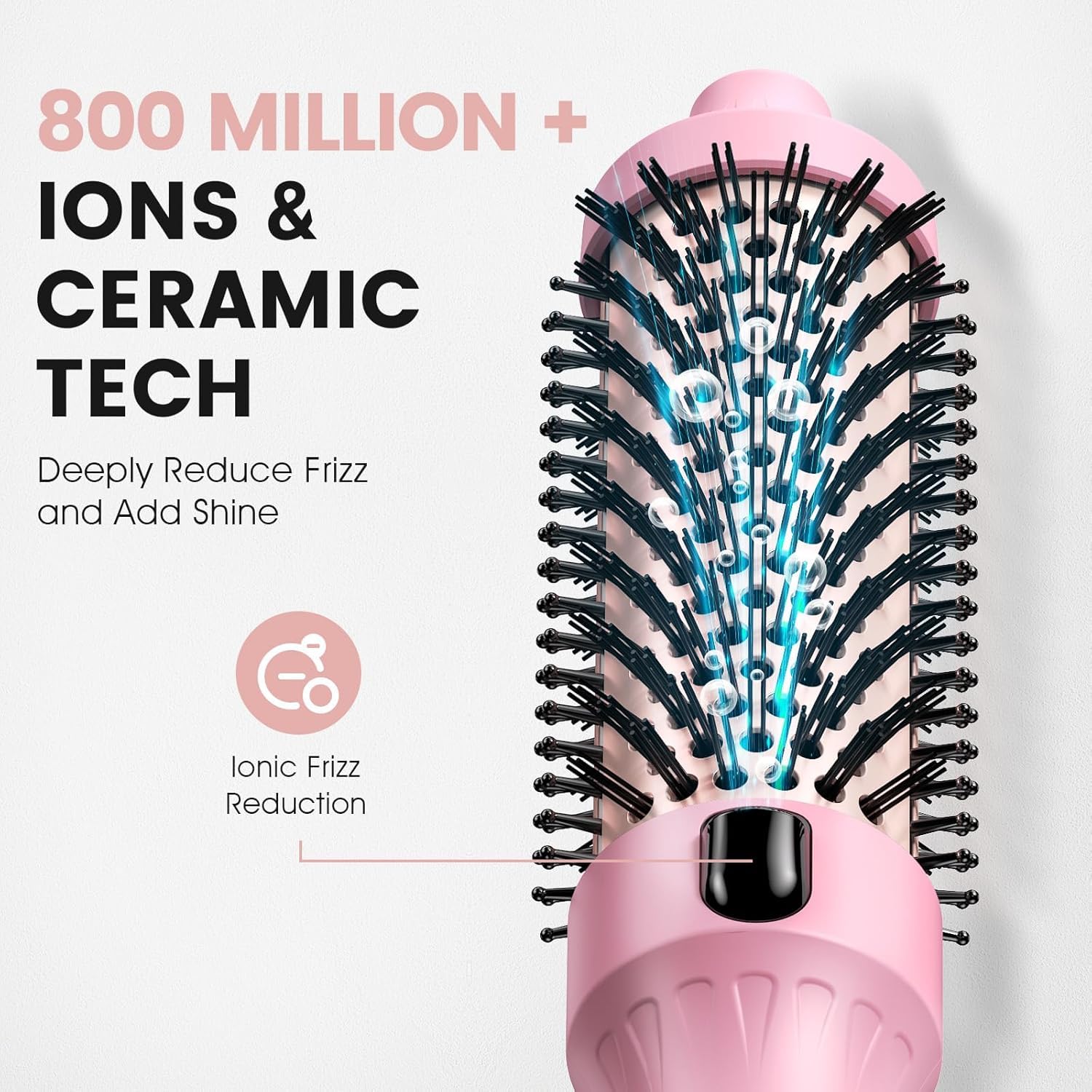 ZAVAREA 1.5-Inch Ceramic Thermal Brush Styler