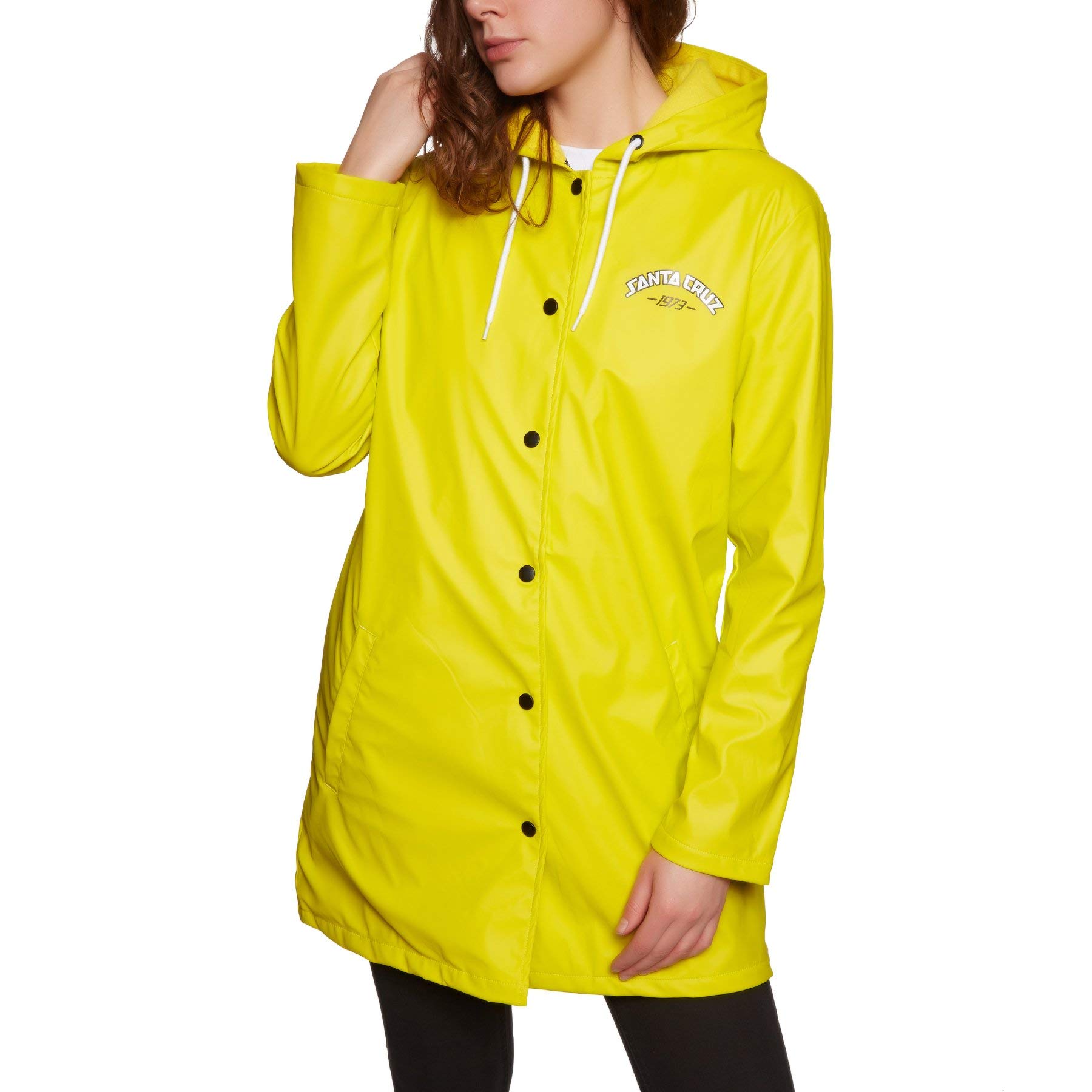 Santa Cruz Women's Yellow Splash Jacket Large Citrus