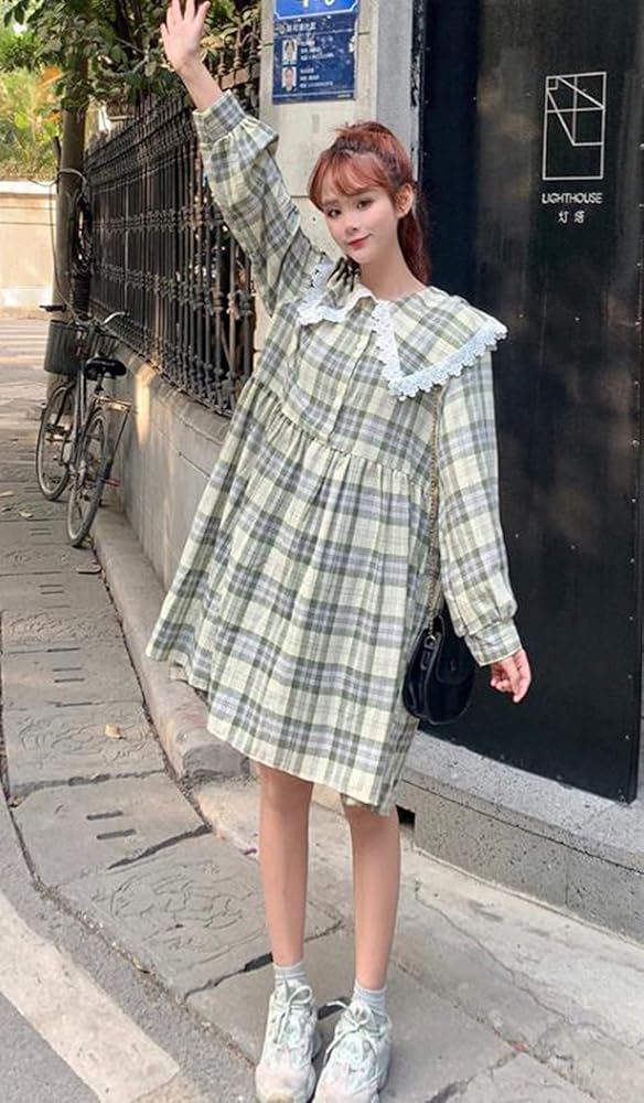 カレンソロジー チェックAラインワンピース ロングフレアワンピース Curensology（カレンソロジー）の「Curensology(カレンソロジー