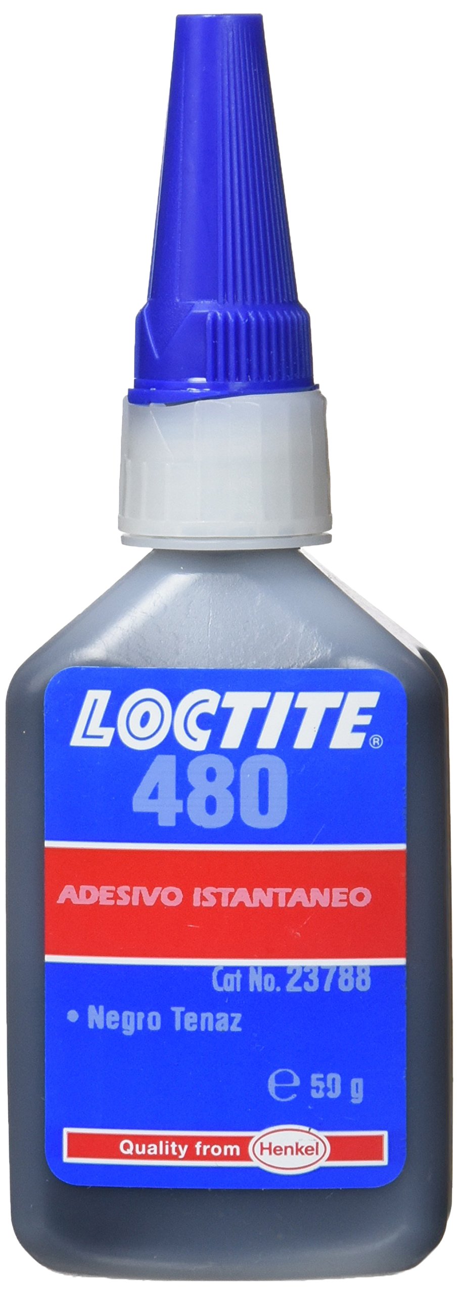 Henkel - Loctite 480 Bo 50G Es/Pt Adhesivo Instantáneo Resistencia A Pelado Negro