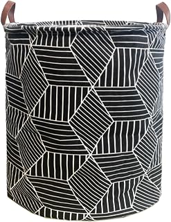 Waterproof Laundry Hamper Collapsible Laundry Basket Leather Handle Laundry Bag Large Clothes Storage Toy Organization for Bathroom Bedroom Laundryroom College Dorms (92-Satisfied laundry hampers)
