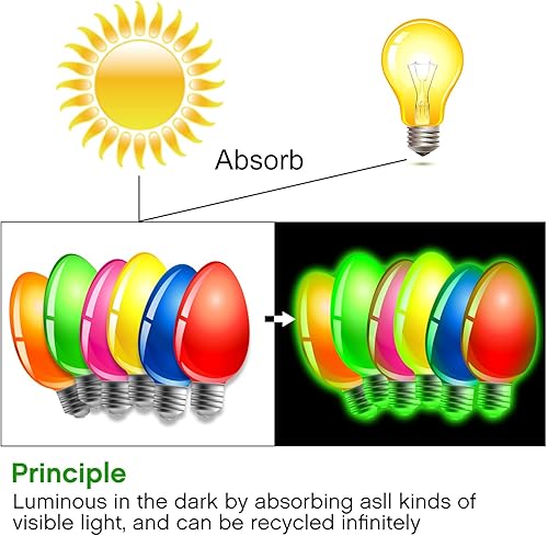 Miniatura 11 de Juego de 20 imanes reflectantes de Navidad para automóvil, 12 piezas de luces navideñas de Navidad, juego de bombillas magnéticas para Navidad