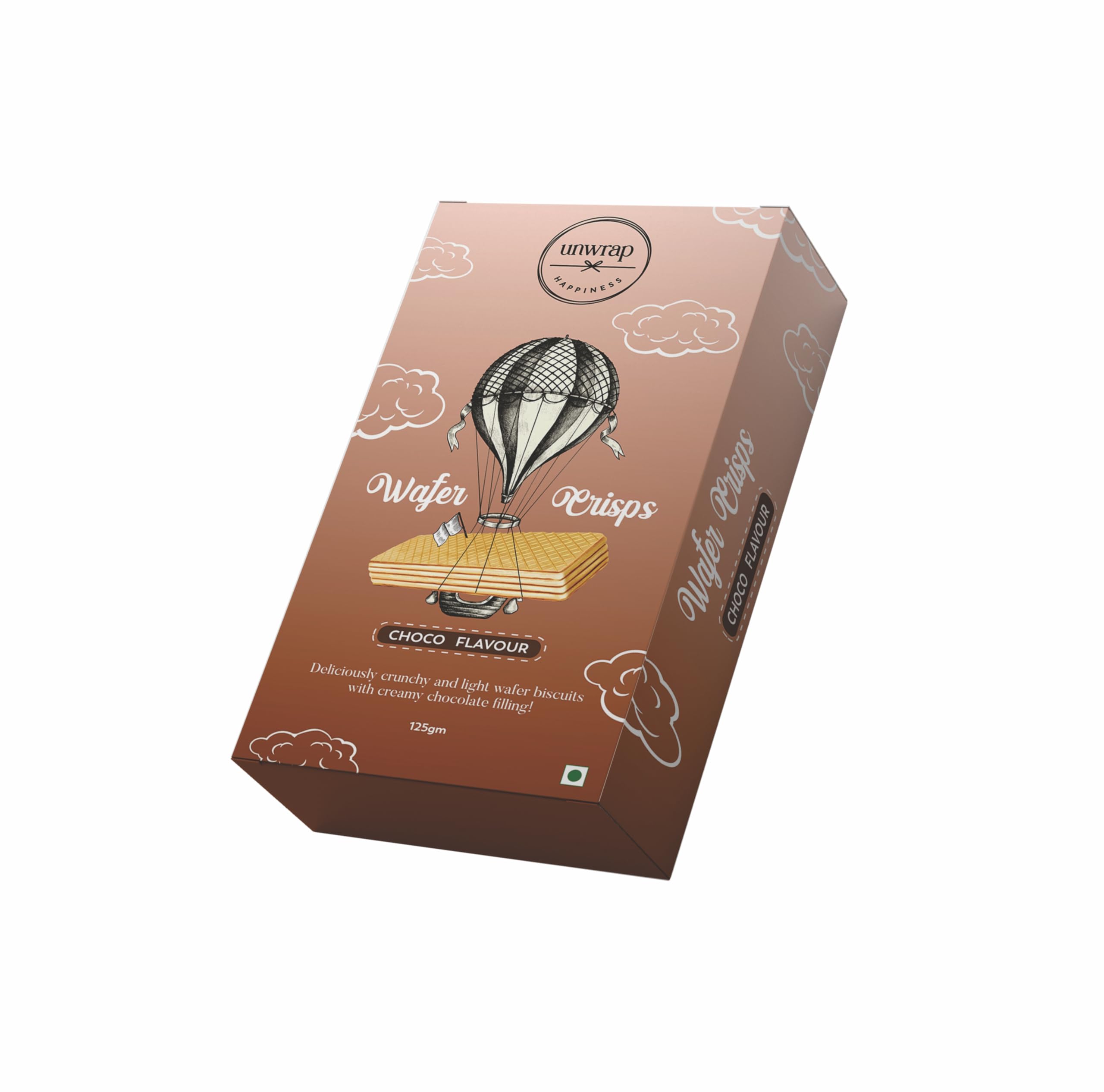Unwrap Happiness Creame Wafer - Chocolate Flavour wafer | 125g (B0CY2N5G65) Amazon Price History, Amazon Price Tracker