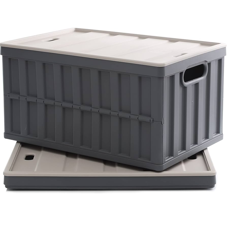 新品FCRB FOLDING STORAGE CONTAINER Amazon.com - Citylife 64L Collapsible Storage Bins with Lids