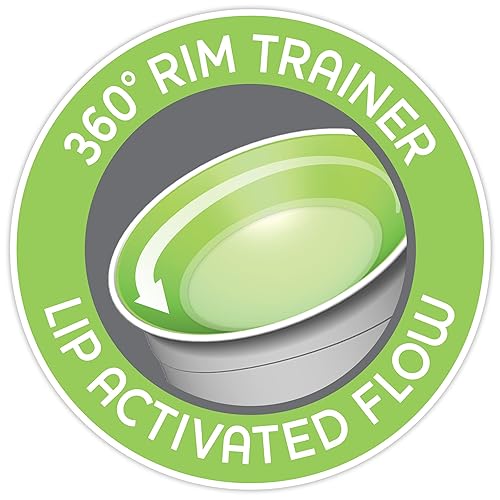 Miniatura 4 de Chicco Entrenador de borde sin boquilla de 360 con membrana transparente extraíble, resistente a derrames, apto para lavavajillas en la parte