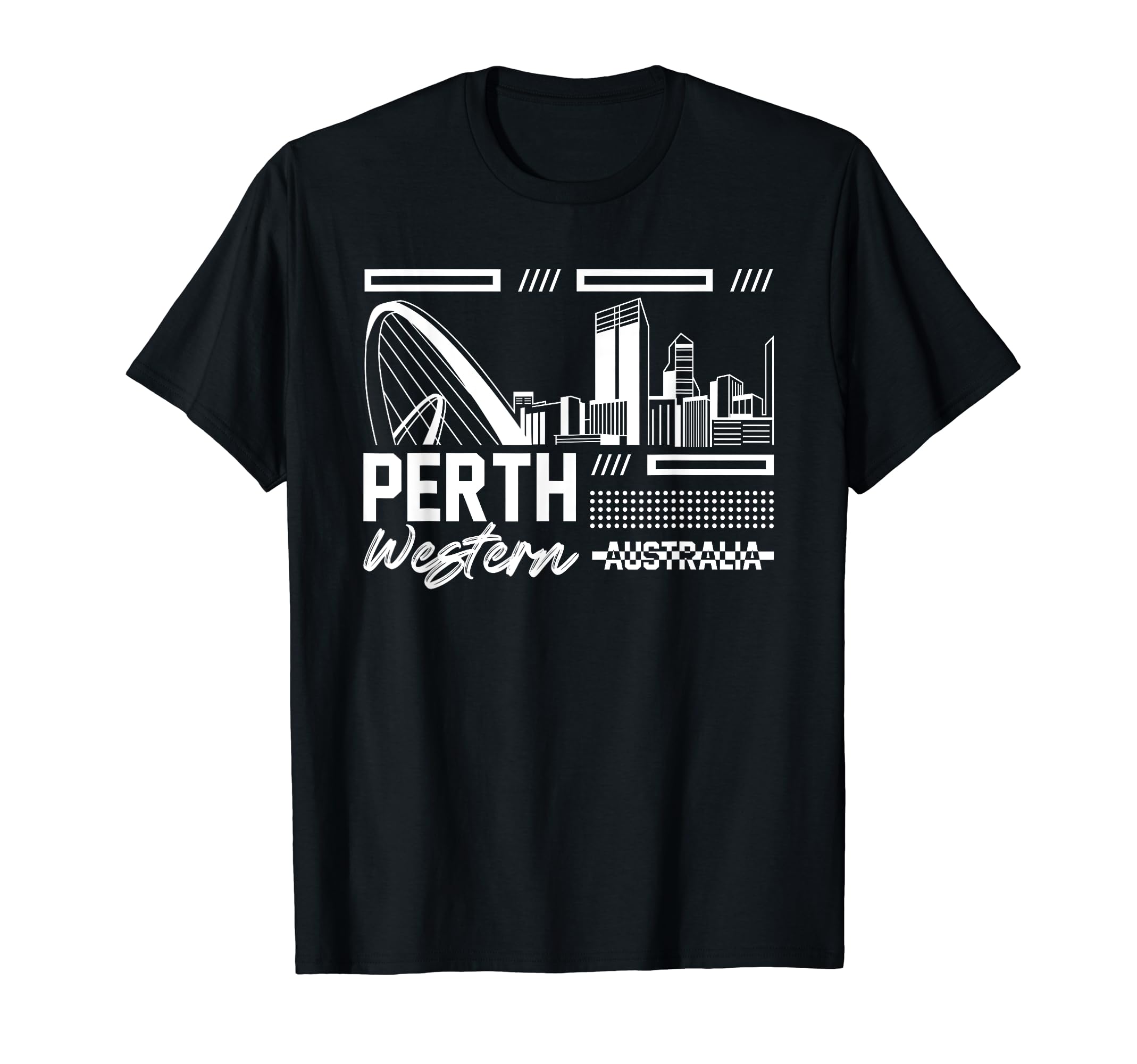 Perth Western Australia Australian Aussie CityPerth Western Australia Famous Australian City Landmarks T-Shirt