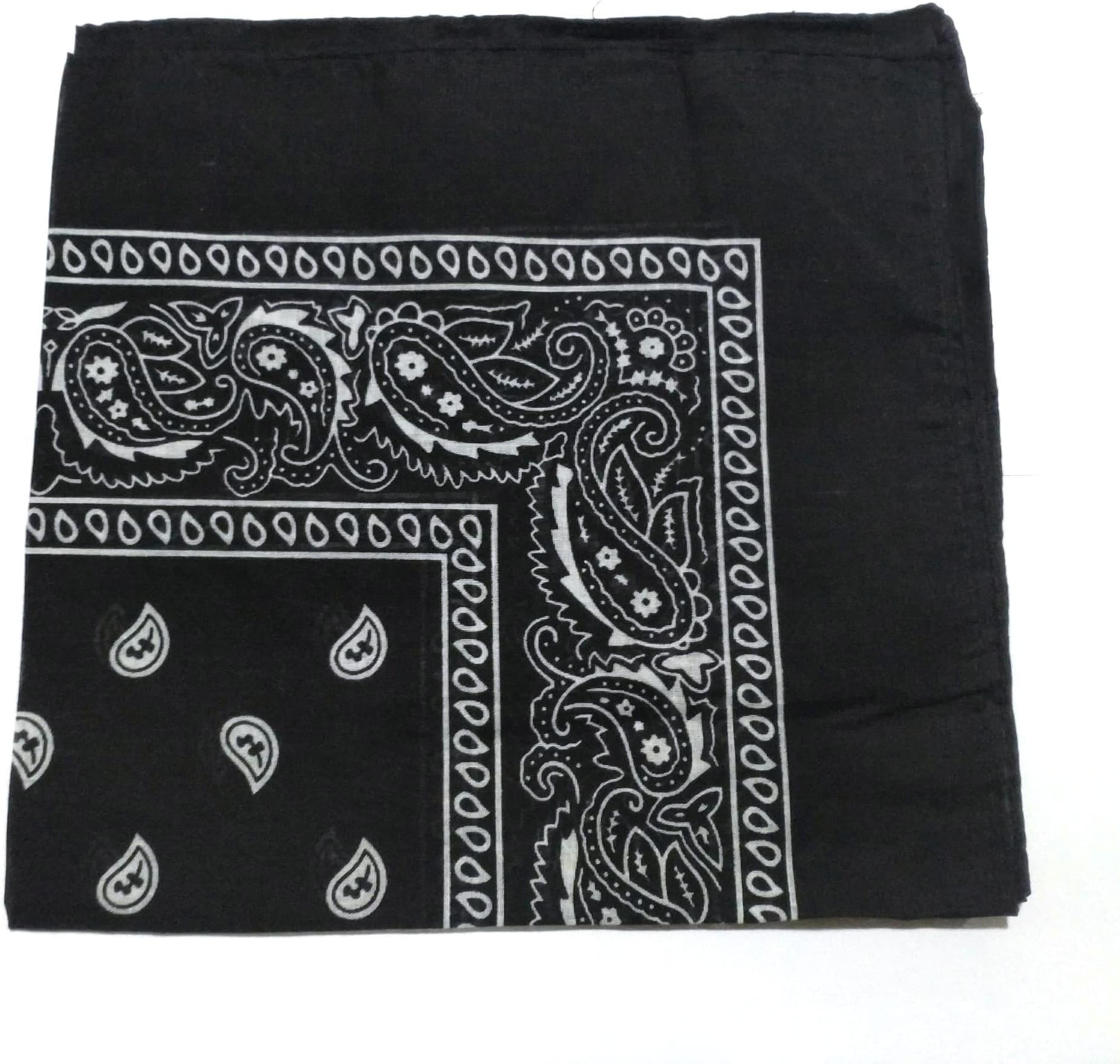 combocube 12 Pack(one Dozen) Multi-Purpose Cotton Paisley Cowboy Bandanas Headband for Men and Women