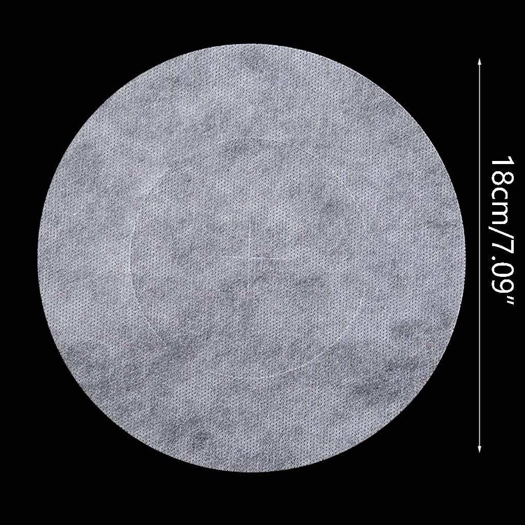 DIIOOMIEEU 30pcs Round Soup Oil Absorbing Paper Absorption Membrane Kitchen Food Cook