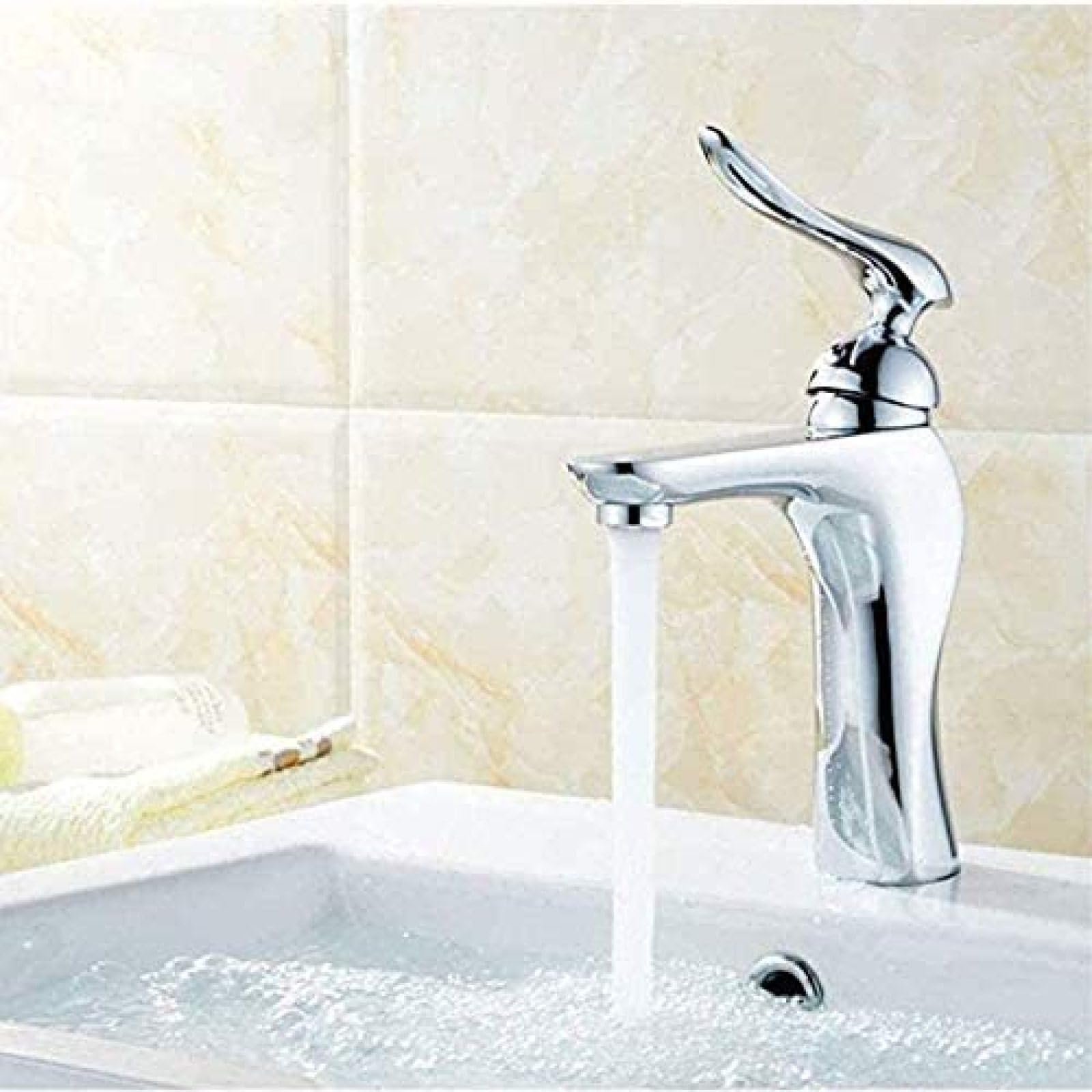 Rubinetto Set doccia nero Rubinetto per acqua calda e fredda in rame Soffione doccia per uso domestico Rubinetto per doccia a parete