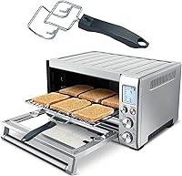 Vista 2 de Extractor de bandeja de horno tostadora de convección para freidora de aire, extractor de parrillas, clip para parrillas, clip para horno, clip