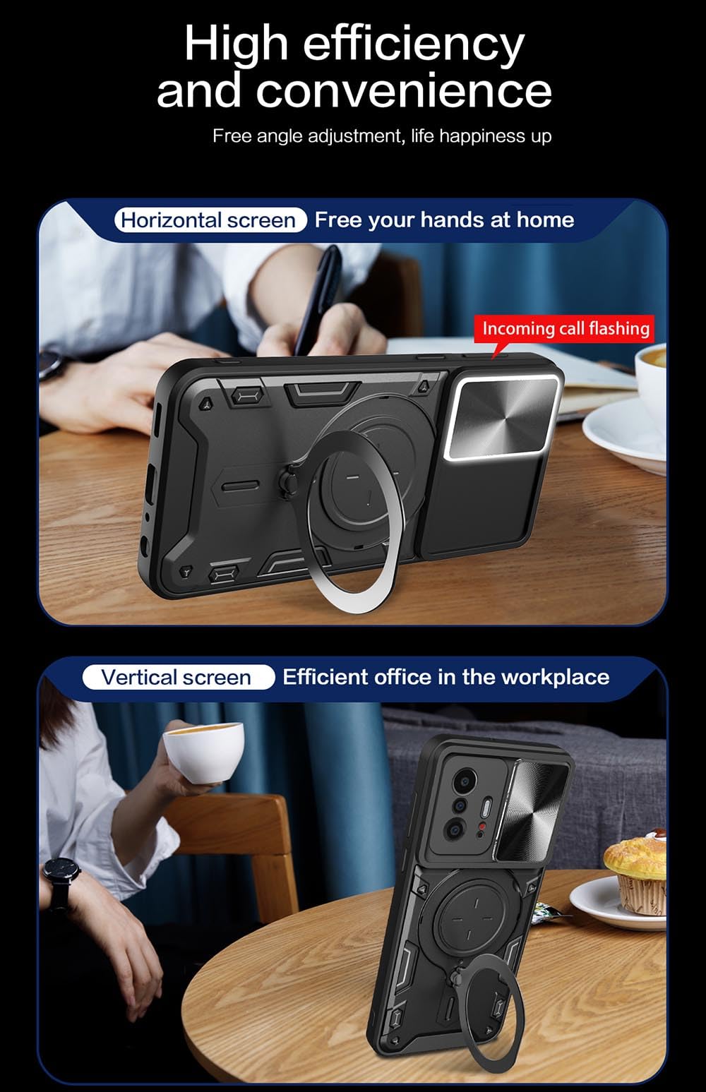 SEAHAI Cover per Xiaomi Redmi Note 13 5G, [Design dell'airbag] Robusto Custodia Sottile Protettiva, Silicone Morbido + TPU Bumper Case Antiurto Anti-Caduta Cover - Grigio Scuro