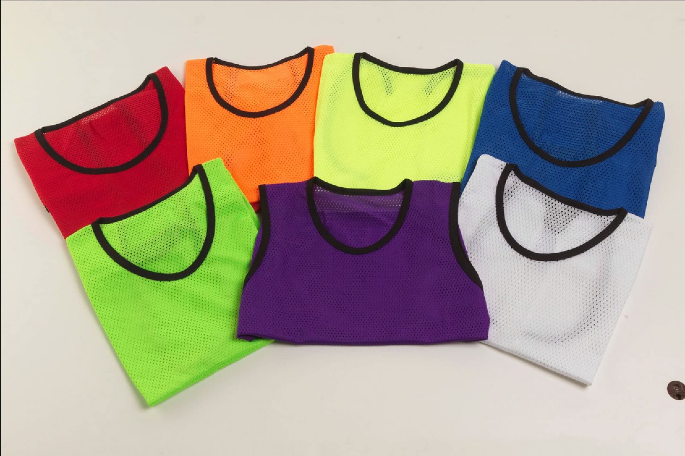 2022 Samba Mesh Training Bibs (Small, Orange)