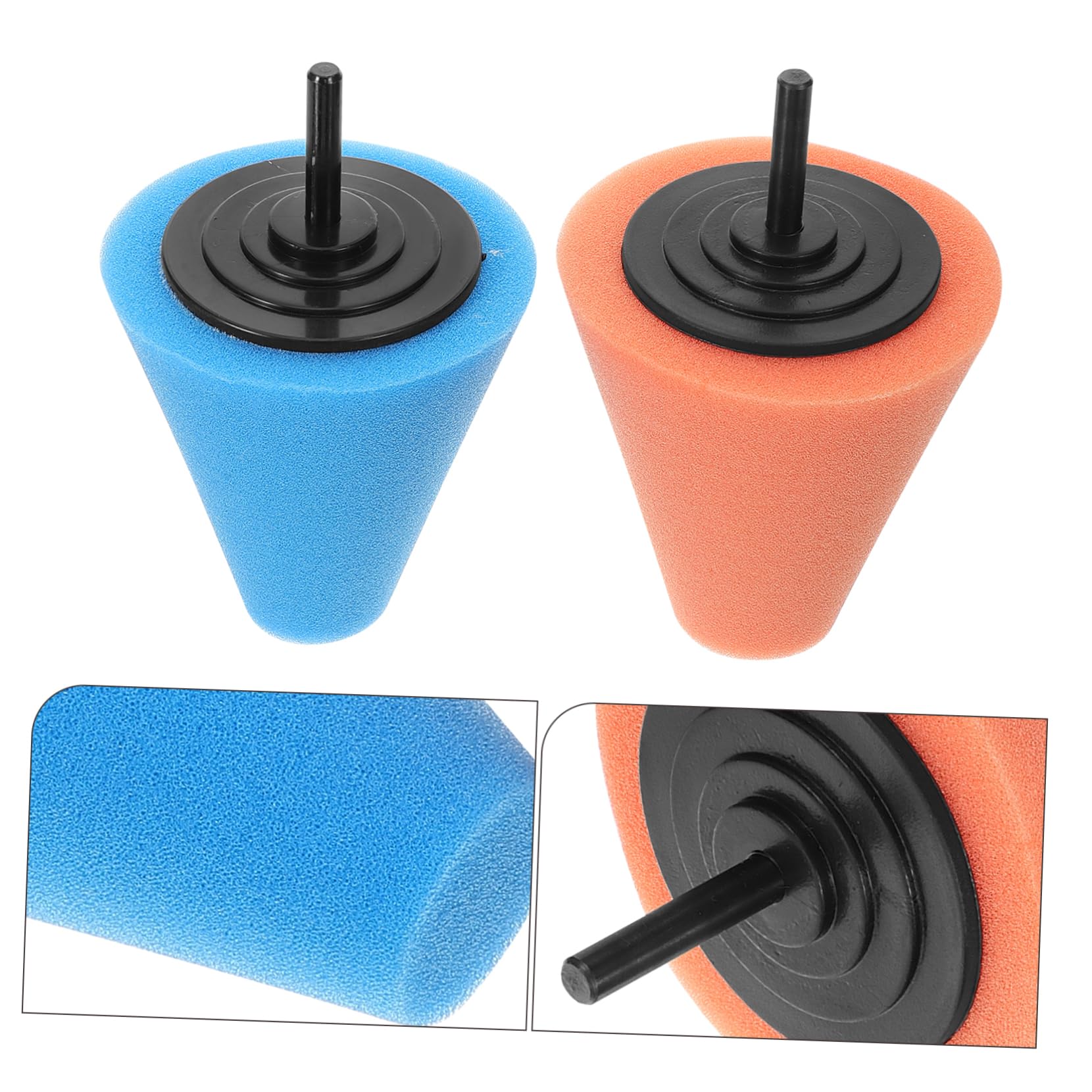 Gatuida 10piezas Disco De Pulido Adaptador Para Taladro Almohadilla De Esponja Para Abrillantar Ruedas De Coche Accesorio De Pulido Para Taladro Para Detallar y Restaurar El Brillo Llantas