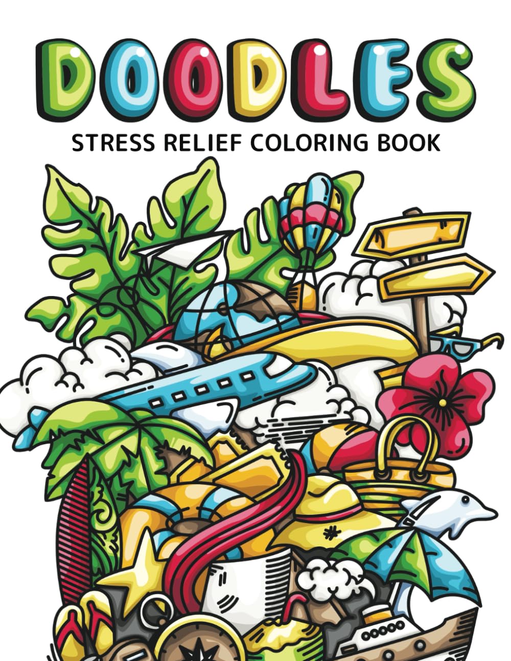 Doodles Stress Relief Coloring Book