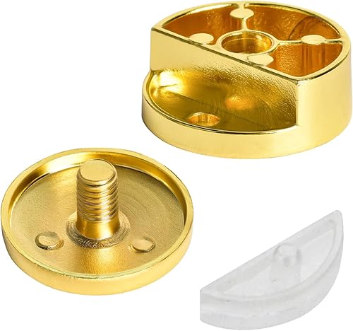 Miniatura 3 de Golden - Kit de montaje de espejo sin marco de 0.118 a 0.198 pulgadas, paquete de 8 piezas de kit de montaje de espejo de fijación de doble tornillo