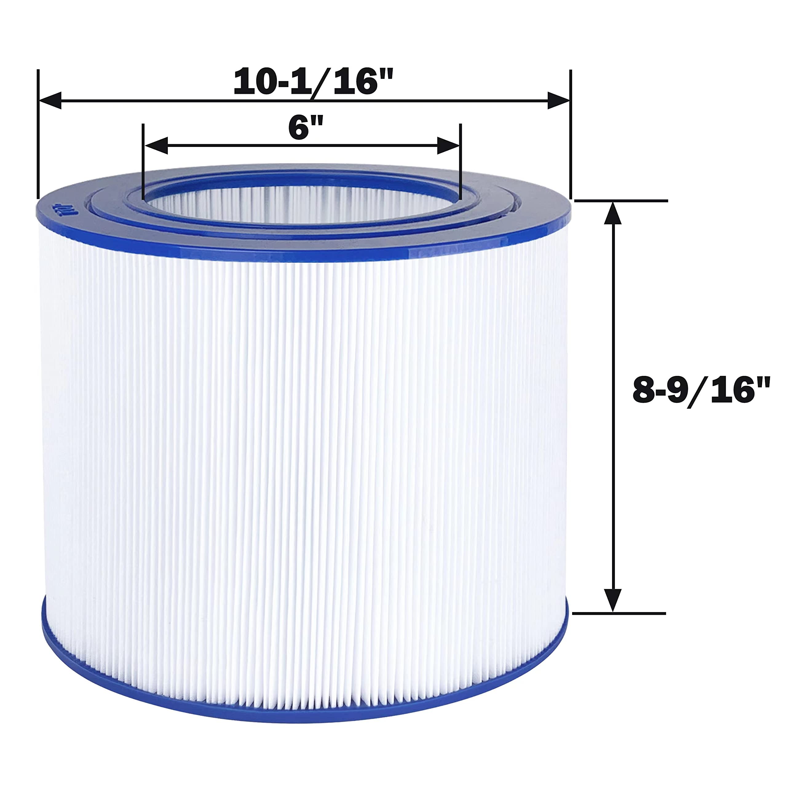 Wowreed Pool Filter Compatible with PAP50-4, Clean&Clear CC50, CC50, R173213, C-9405, FC-0684, SD-00067, 1 Pack