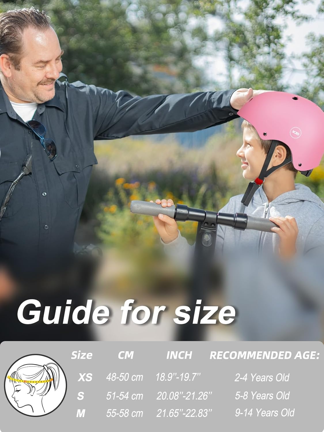 XJD Kids Helmet Toddlers Bike Helmet Age 2-8 Years Adjustable Skateboard Helmet for Cycle BMX Scooter Roller Skating for Children Boys/Girls - Image 4