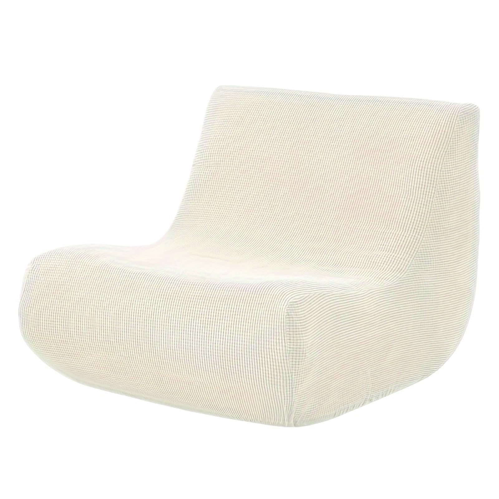 DHYUACN Armless Sofa Slipcover 1pc Stretch Sofa Slipcover Armchair Cover Jacquard Lazy Armless Chair Protector For Bedroom Home Decor(Color 15)