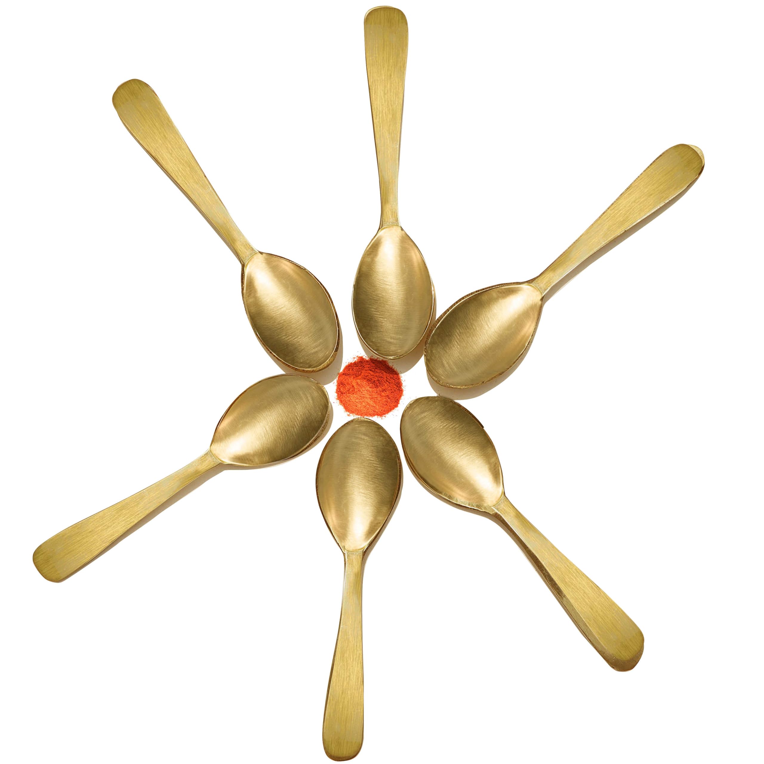 Pure Source India Brass Spoon Perfect for Spices, Coffee and Dessert Spoon (Length-3 Inch) (6 PCS) (B0CXPJC2T6) Amazon Price History, Amazon Price Tracker