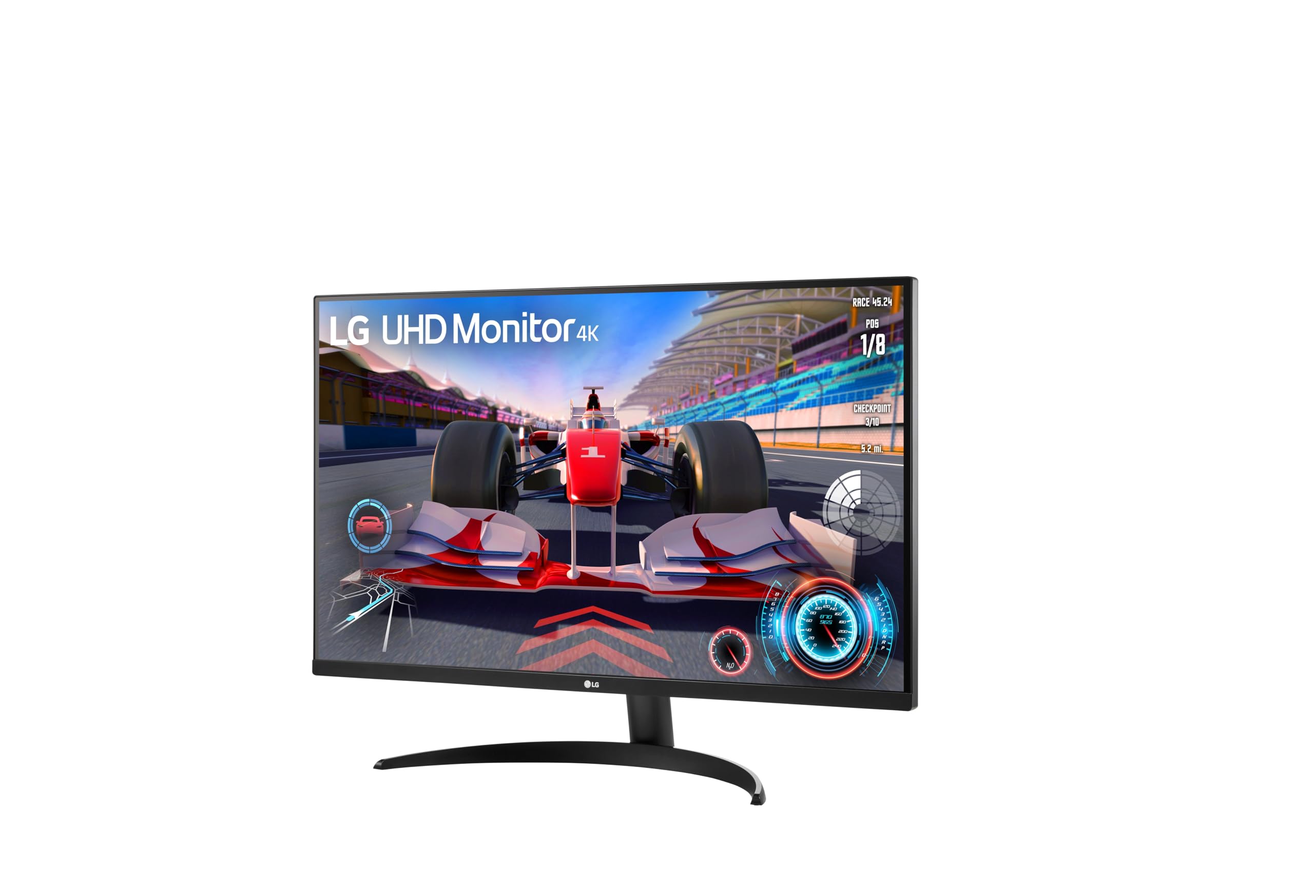LG Ultrafine™ 32UR500K-B Ecran PC 4K 32" - Dalle VA résolution UHD (3840 x 2160), 4ms GtG 60Hz, HDR10, DCI-P3 90% (CIE1976), Mode Lecture, inclinable