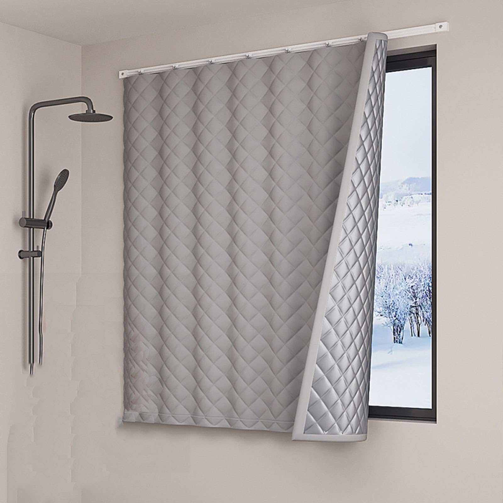 Kit d'étanchéisation pour fenêtres thermique isolation renforcée trois couches vent froid 90x150